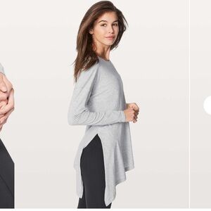 Lululemon To The Point Long Sleeve $68 Retail 22” P2P